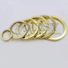 Factory wholesale custom split ring split brass key ring