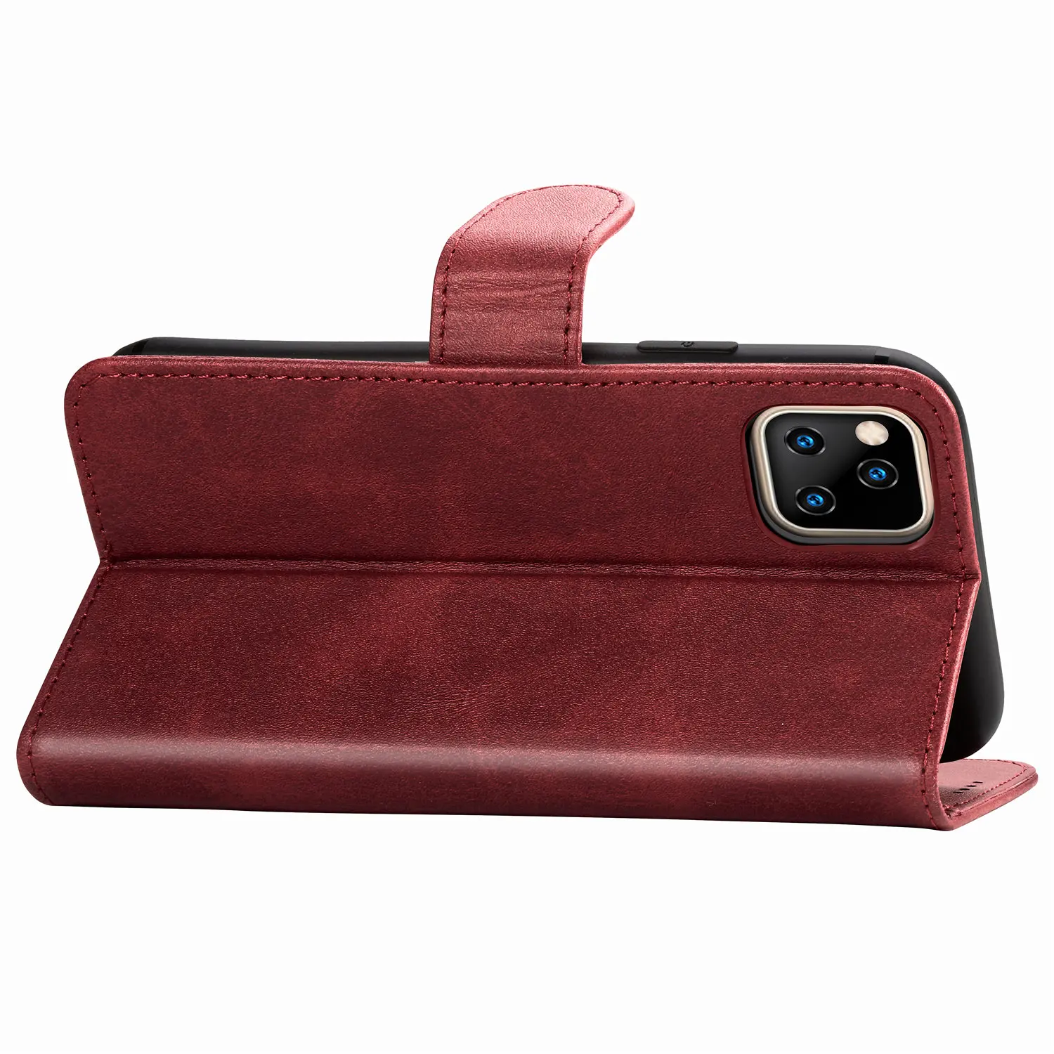 Leather Case For iPhone 2019 5.8" 6.5" X XS MAX XR 5 5S SE 6 6S 7 8 Plus Luxury Retro Flip Cover Funda