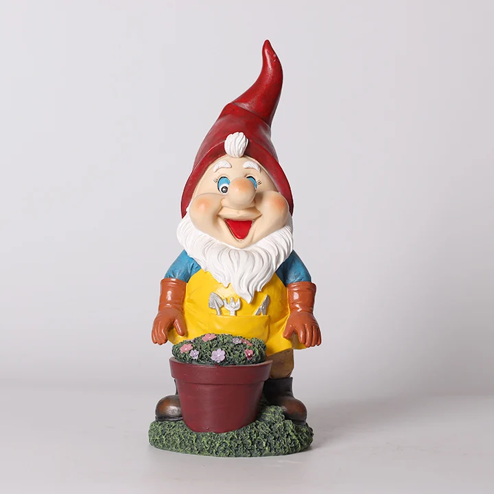 garden gnome resin