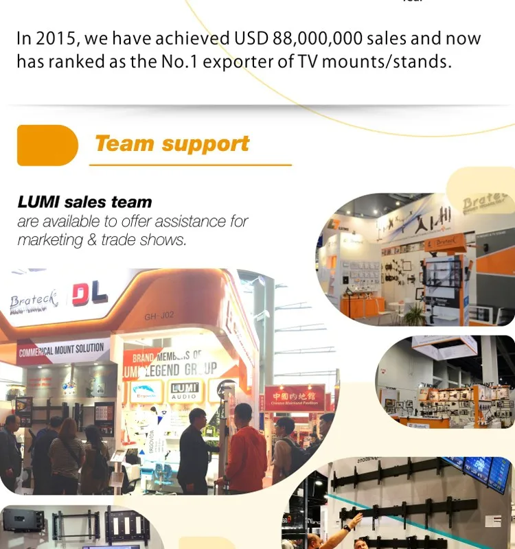 Soporte De Techo Para Televisores,Altura Ajustable Tv Montaje De