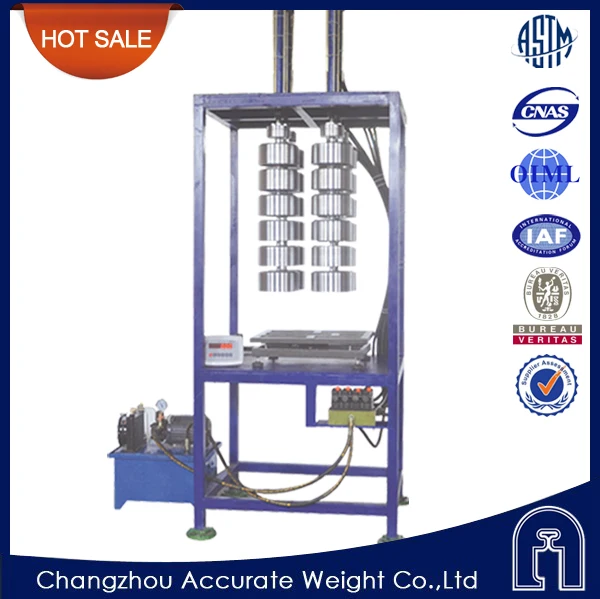 Changzhou Accurate Calibration Weights 4000kg Auto Load Machine For