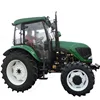 Farm machine agriculture tractor 4wd 4 wheeled drive tractor 100hp with loader backhose plough harrow