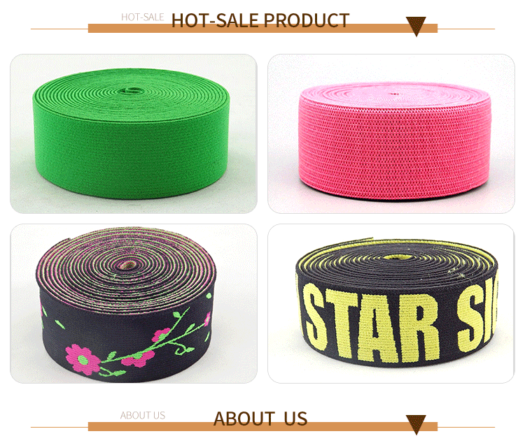 Professional Best Customized Polyester Recycled Weaving Ribbon For