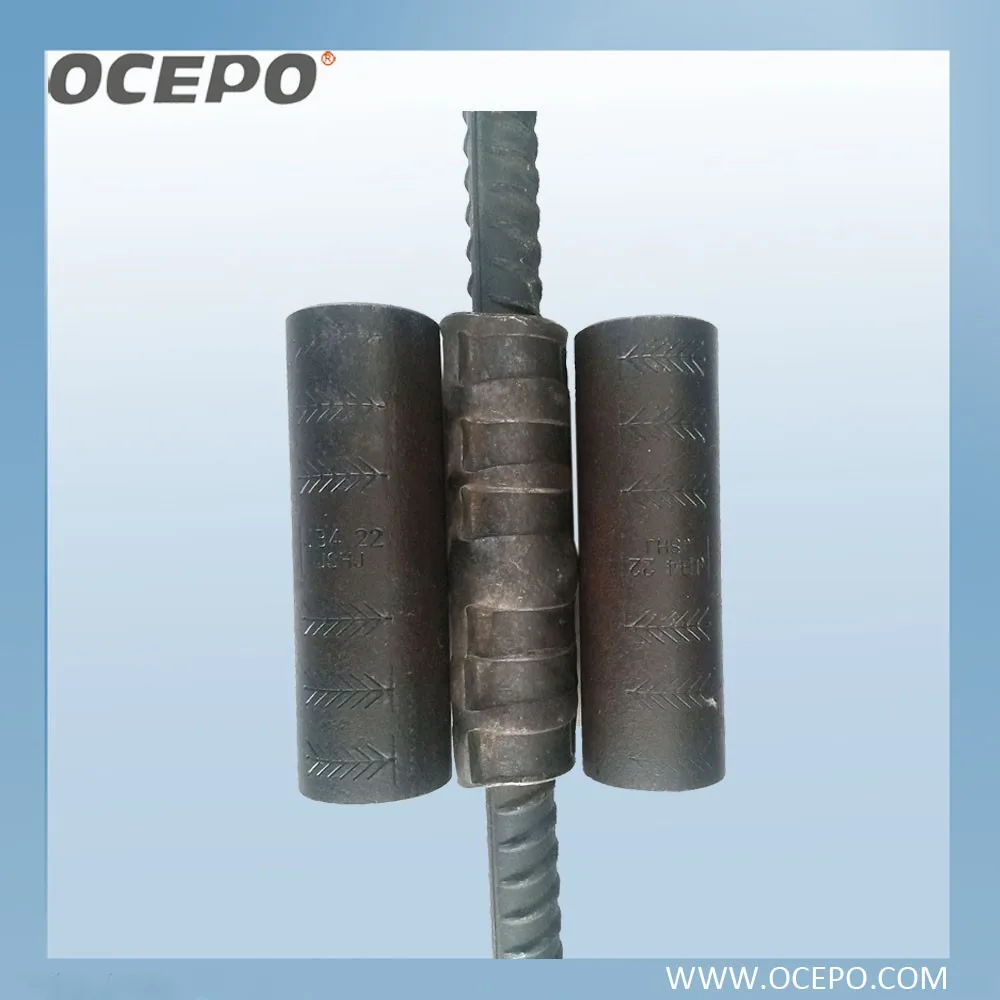 45# Carbon Steel Threaded Bar Coupler Reinforcing Mechanical Parallel