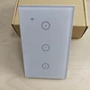 App Wireless 3 Gang 3 Way Led Light Wall Touch Wifi Smart Switch