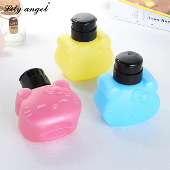 Hello Kitty Cute Nail Polish Remover Pump Dispenser Press Bottle Hello Kitty Cute Nail Polish Remover Pump Dispenser Press Bottle
