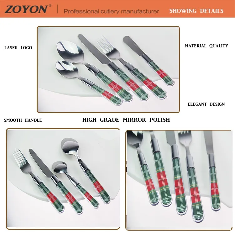 Transparent Plastic Handle Cutlery Set Buy Plastic Handle Cutlery