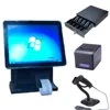 Point of sale system , all in one touch screen pos hardware integrate thermal printer