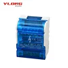 YL-407 125A 500V Brass busbar Distribution Terminal blocks connector box with removable cover