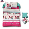 Hot selling reversible cartoon design printed polyester duvet cover and bedspread bedding sets for kid