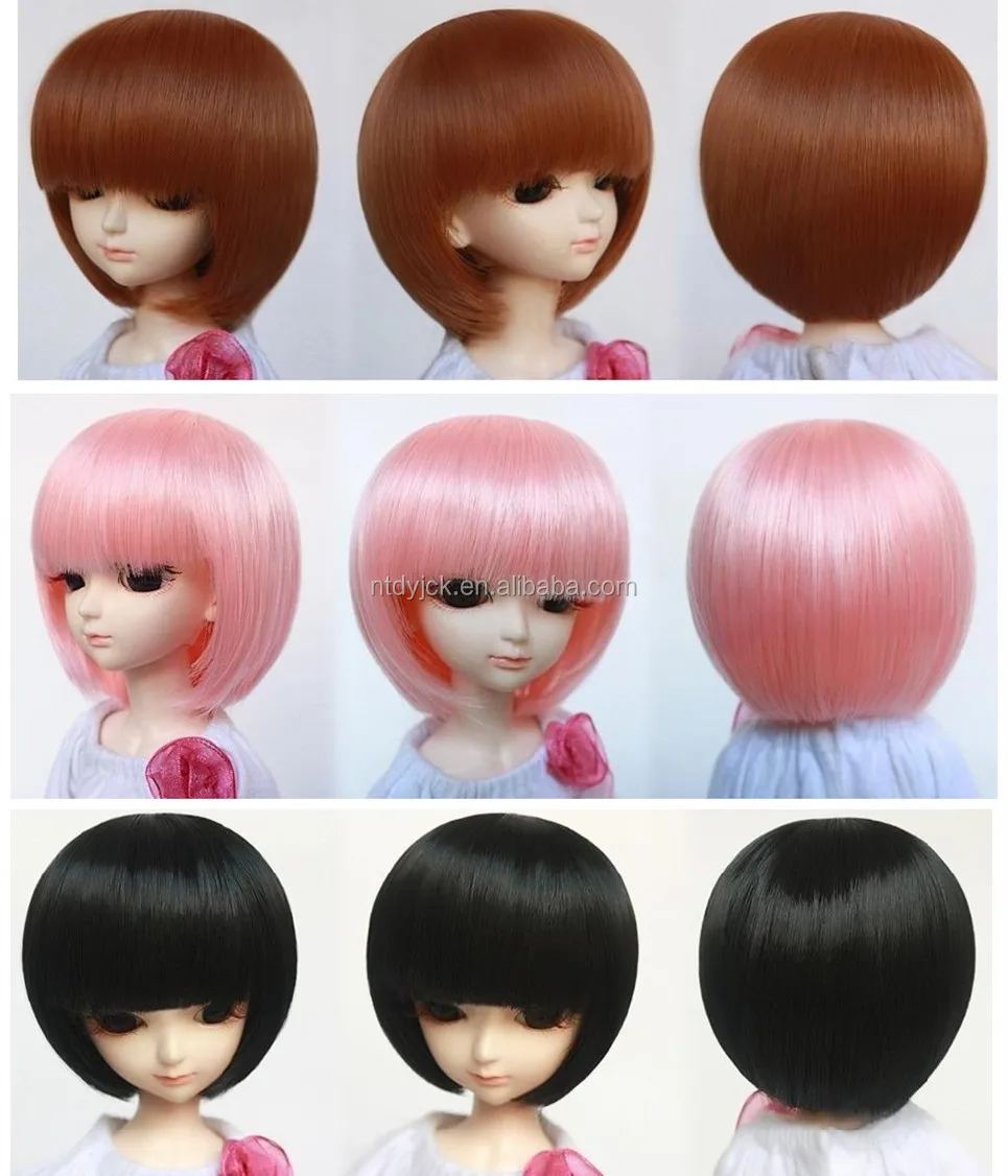 Red Bang Curly Barbie Doll Wig Short Wig Buy Barbie Doll Wig