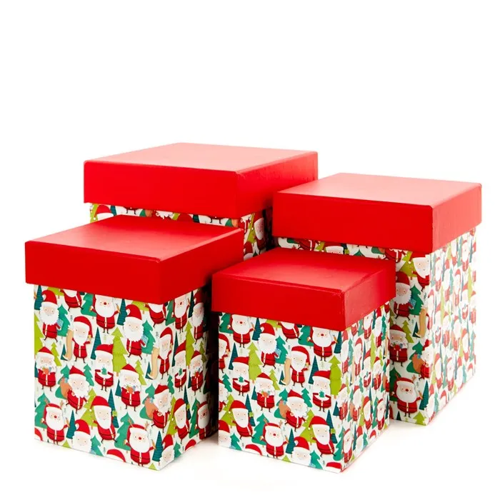 Wholesale Xmas Box Cardboard Paper Christmas Decorative Packaging