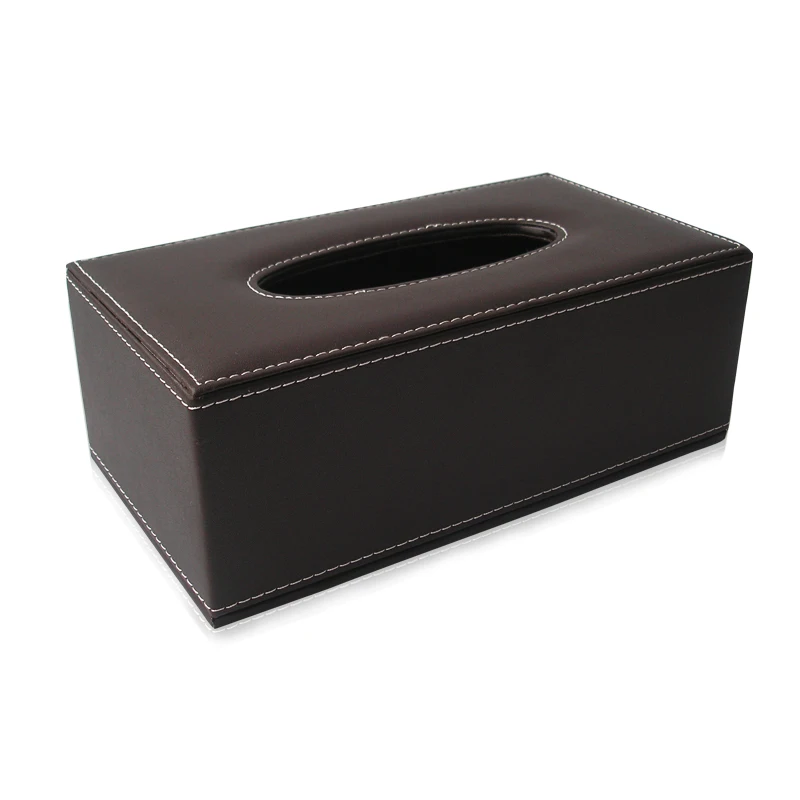 Wholesale Brown Leather Tissue Box Cover - Buy Leather Tissue Box Cover ...