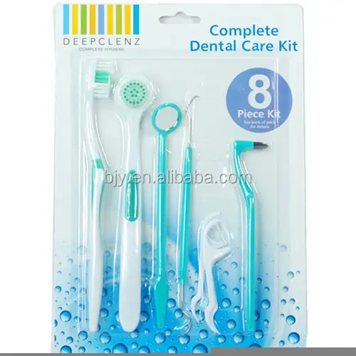 8pcs Dental Cleaning Kit Various Dental Care Products For Oral Hygiene