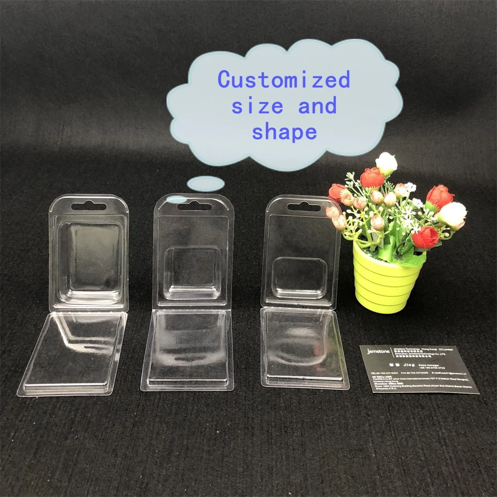 clear color pvc cheap round plastic box clamshell