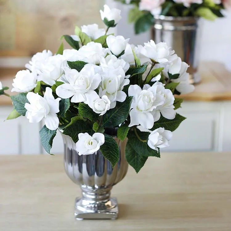 High Quality Artificial Gardenia Flowers For Home Decorations And Wedding Decorations Buy