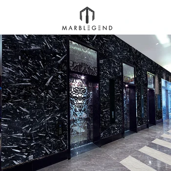 Morocco Black Fossil Marble Tile Morocco Black Fossil Marble Tile