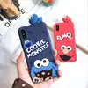 Applicable iPhone 6plus case Mobile Shell diy Sesame Street 6splus Cartoon Stereo XR Soft Shell 7 Couples TPU Cover