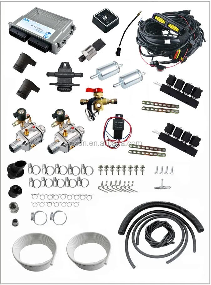 Cng Sequential Injection Conversion Kit (8cyl. ) V5.0 Power Up Buy Cng Kits,Cng Conversion Kit
