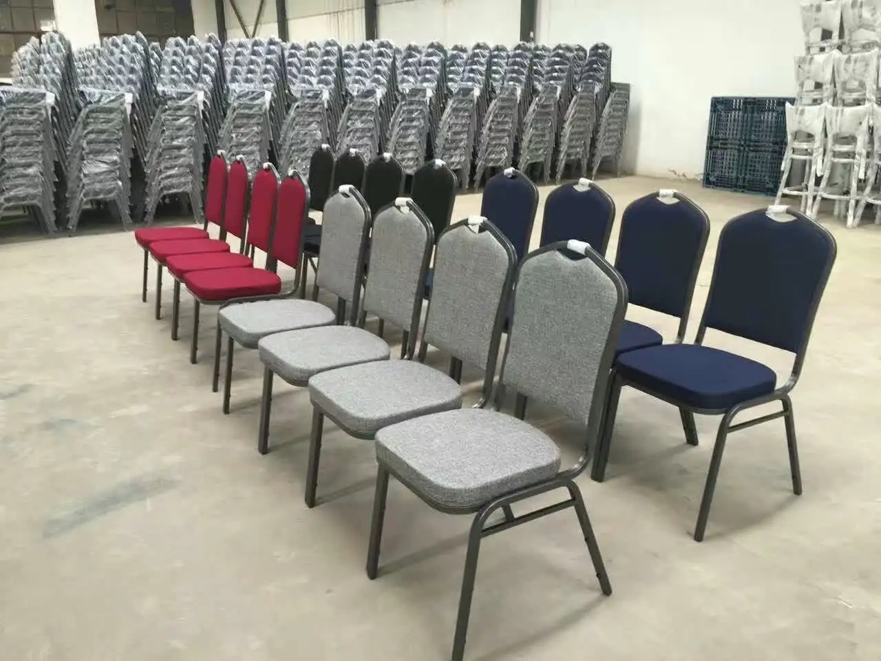 Wholesale Used Cheap Hall Wedding Hotel Metal Stackable Banquet Chairs