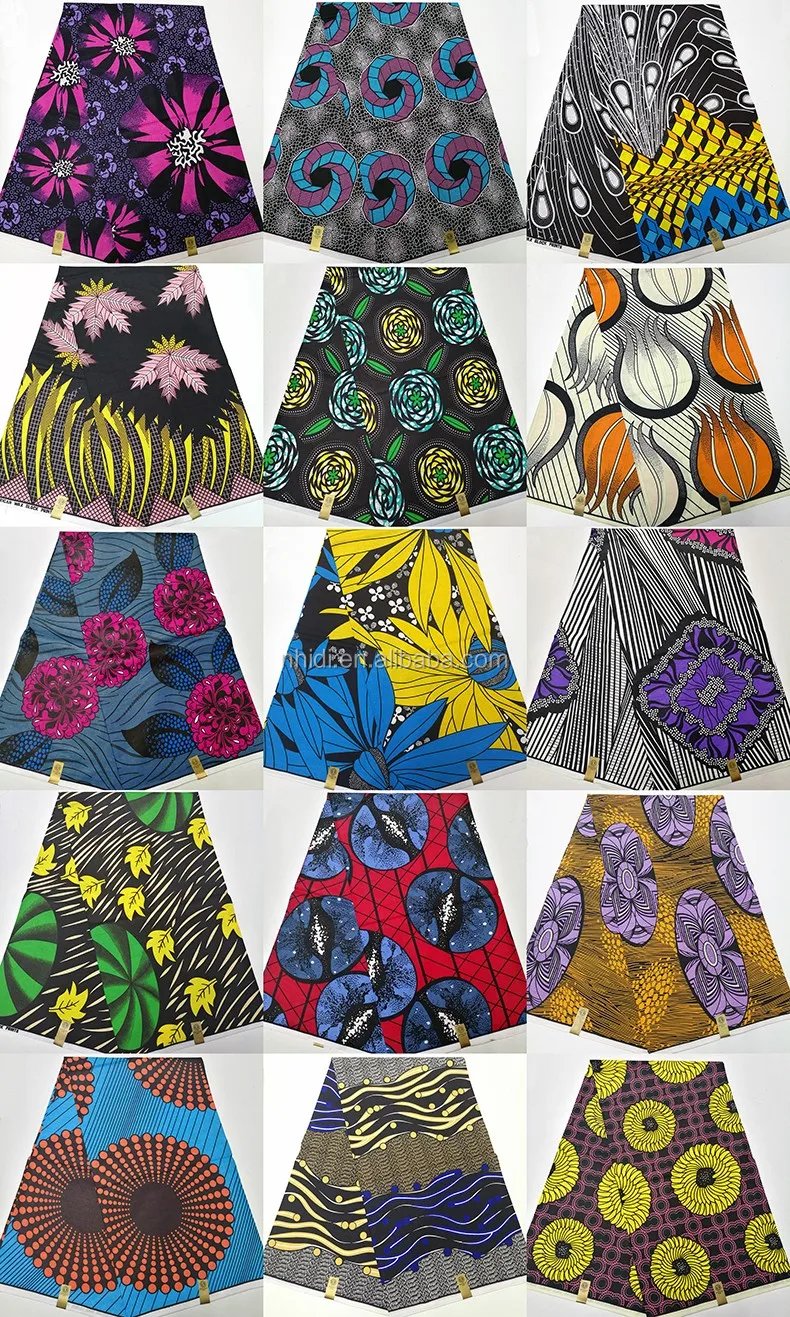 2018 Super Real Printed South Africa African Polyester Wax Fabric Buy