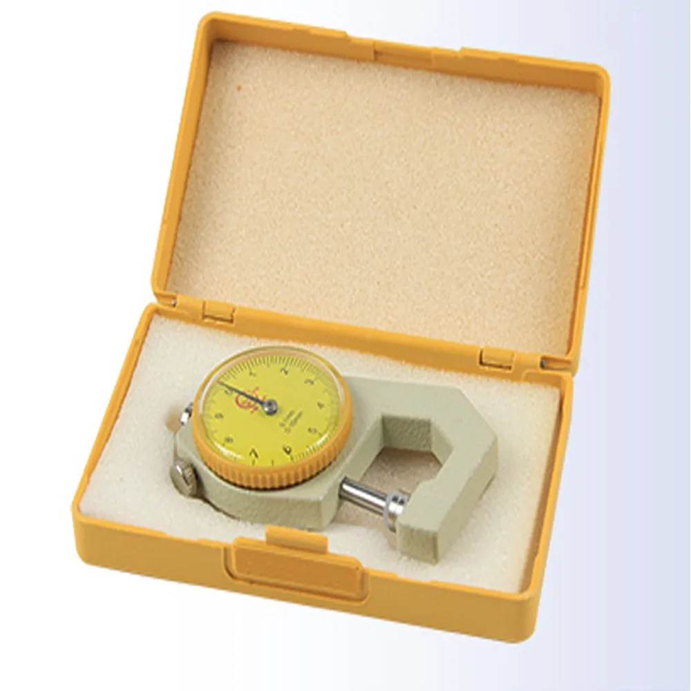 0 To 20mm Range Measuring Tool 0.1mm Resolution Round Dial Thickness Gauge Buy Thickness Gauge