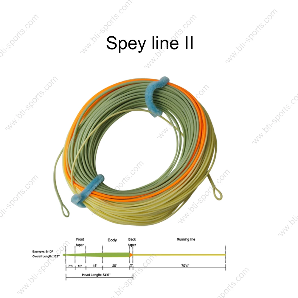 Weight Forward Spey Floating Fly Fishing Line With Welded Loops - Buy ...