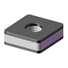 CNGA120412 PCBN Inserto CBN Indexable Diamond Metal Lathe Cutting Turning Tools Insert for Cast Iron