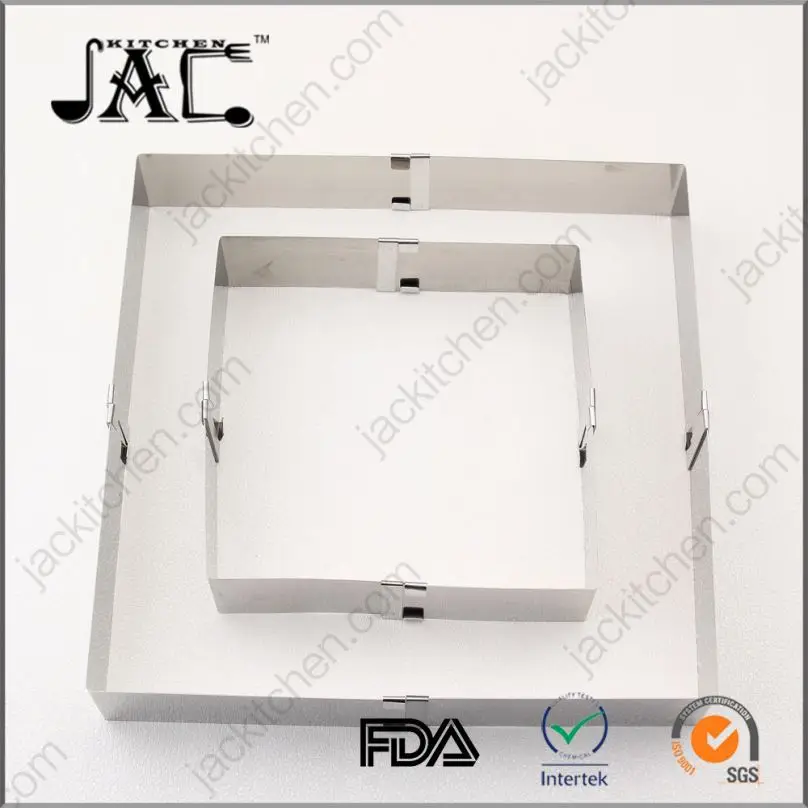 Kitchen Gadgets Stainless Steel Adjustable Cake Mold