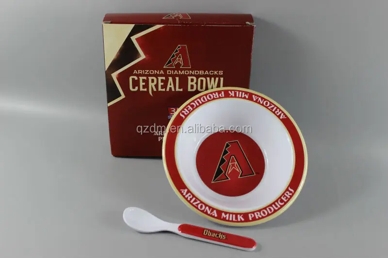 6.5 inch melamine breakfast bowl + spoon oatmeal bowl dinner bowl set