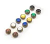 Golden Plated Opal Magnet Brooch Muslim Head Cover Hijab Scarf Pin Brooch