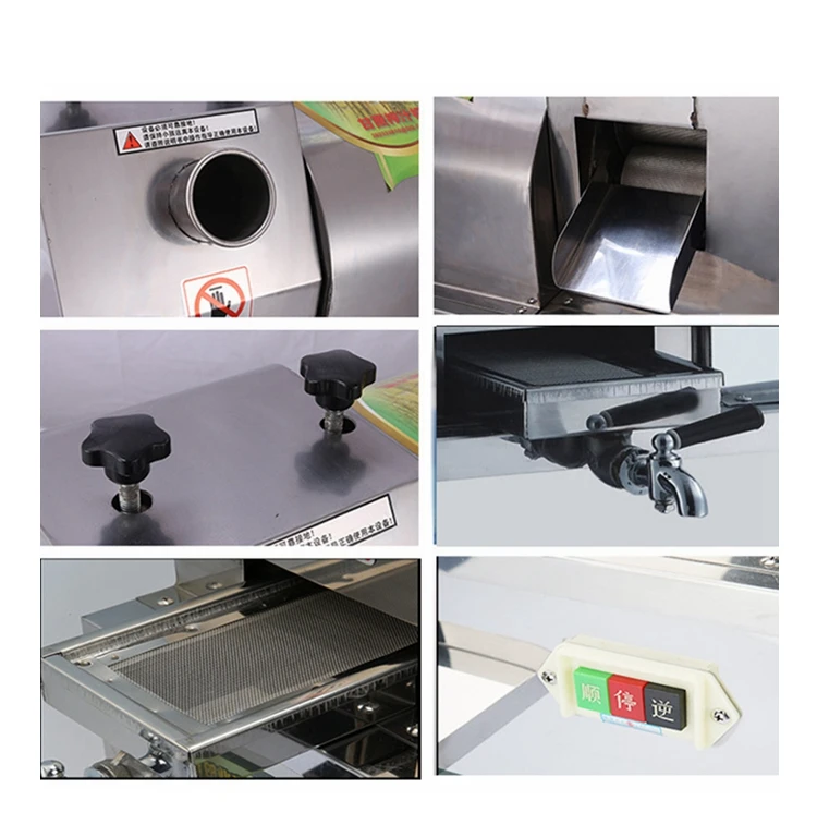 Stainless Steel Electric Fresh Price Sugarcane Juicer Machine Juice Sugar Cane Extractor