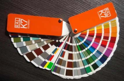 Metal color code ral classic color card K7 color chart ral color fandeck colour chart