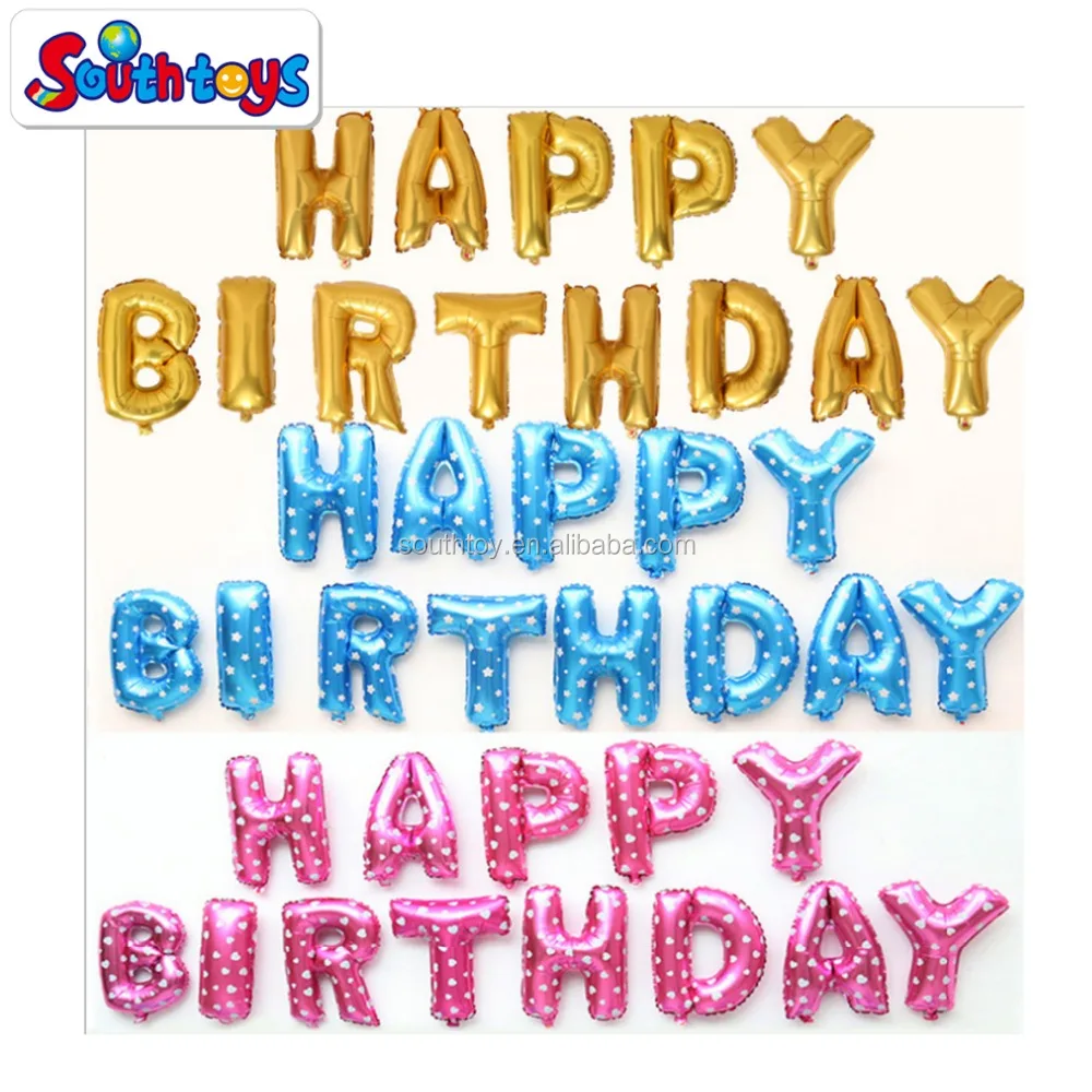 birthday party decoration foil