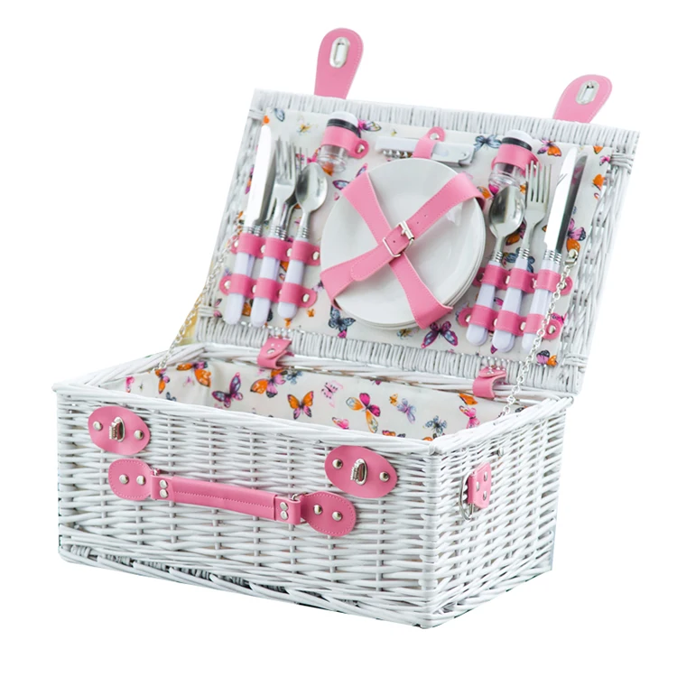 Wholesale Ecofriendly Willow Picnic Basket With Blanket Buy Willow