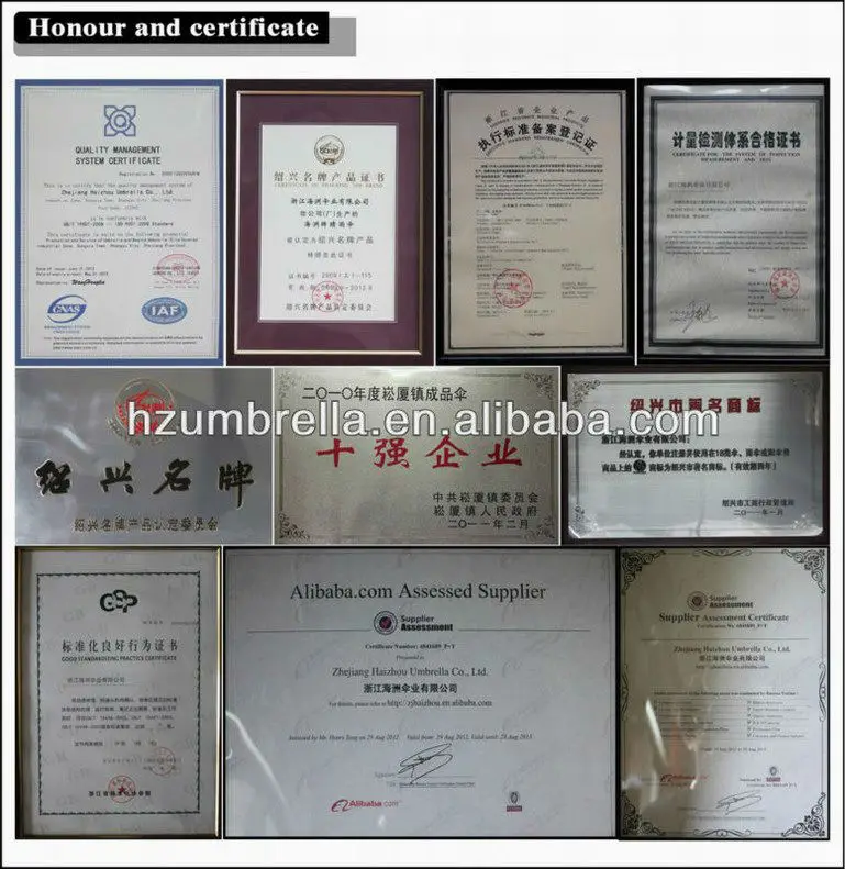 honour and certificate