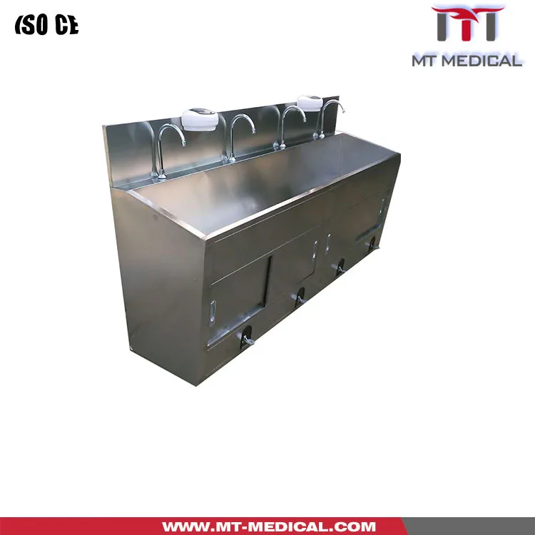 Hospital operating room wash basin knee operated water bath sink water bath sink