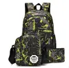 Sports Hiking Camping School Backpack 3 Pcs Set