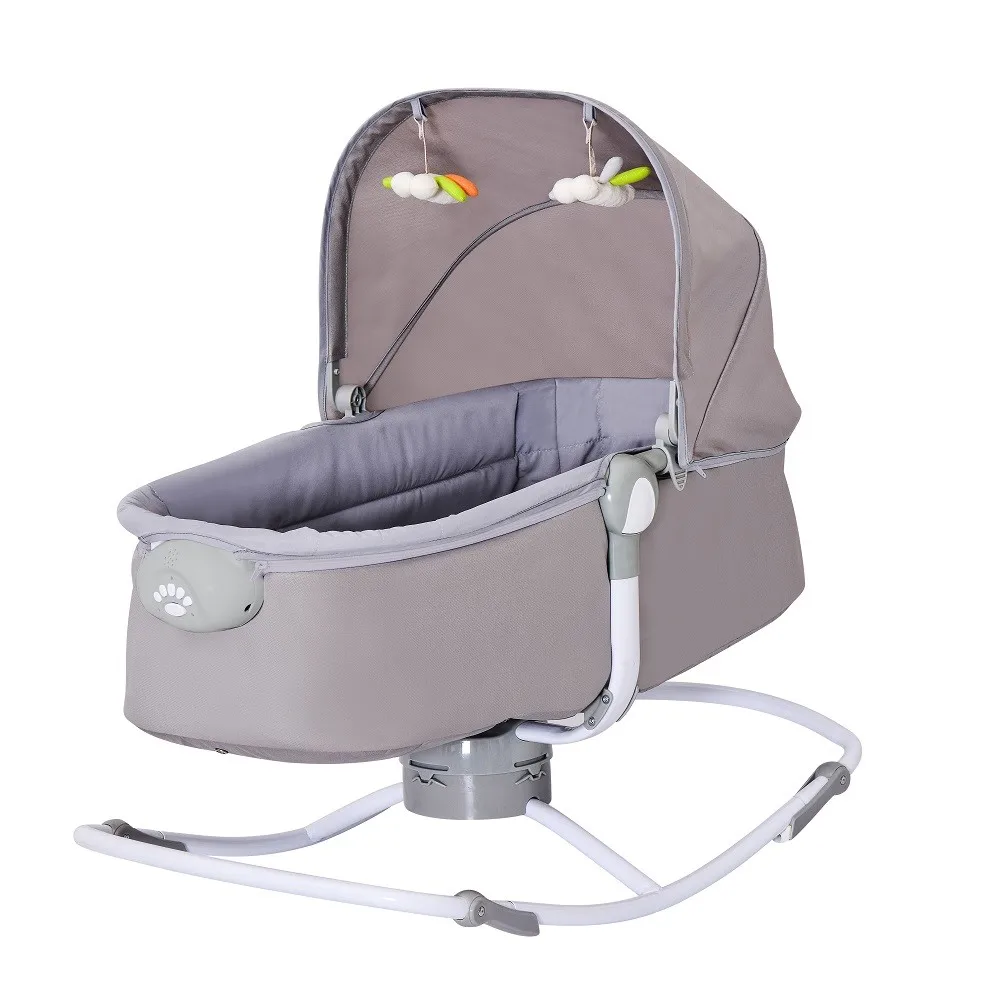 Electric Toddler Rocker Baby Napper Cradle Baby Crib Bed Bedroom