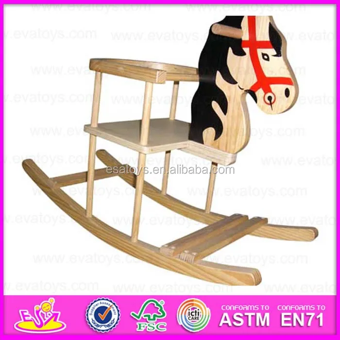 Good Quality Wooden Kids Rocking Horse,Funny Wooden Hobby Rocking Horse ...