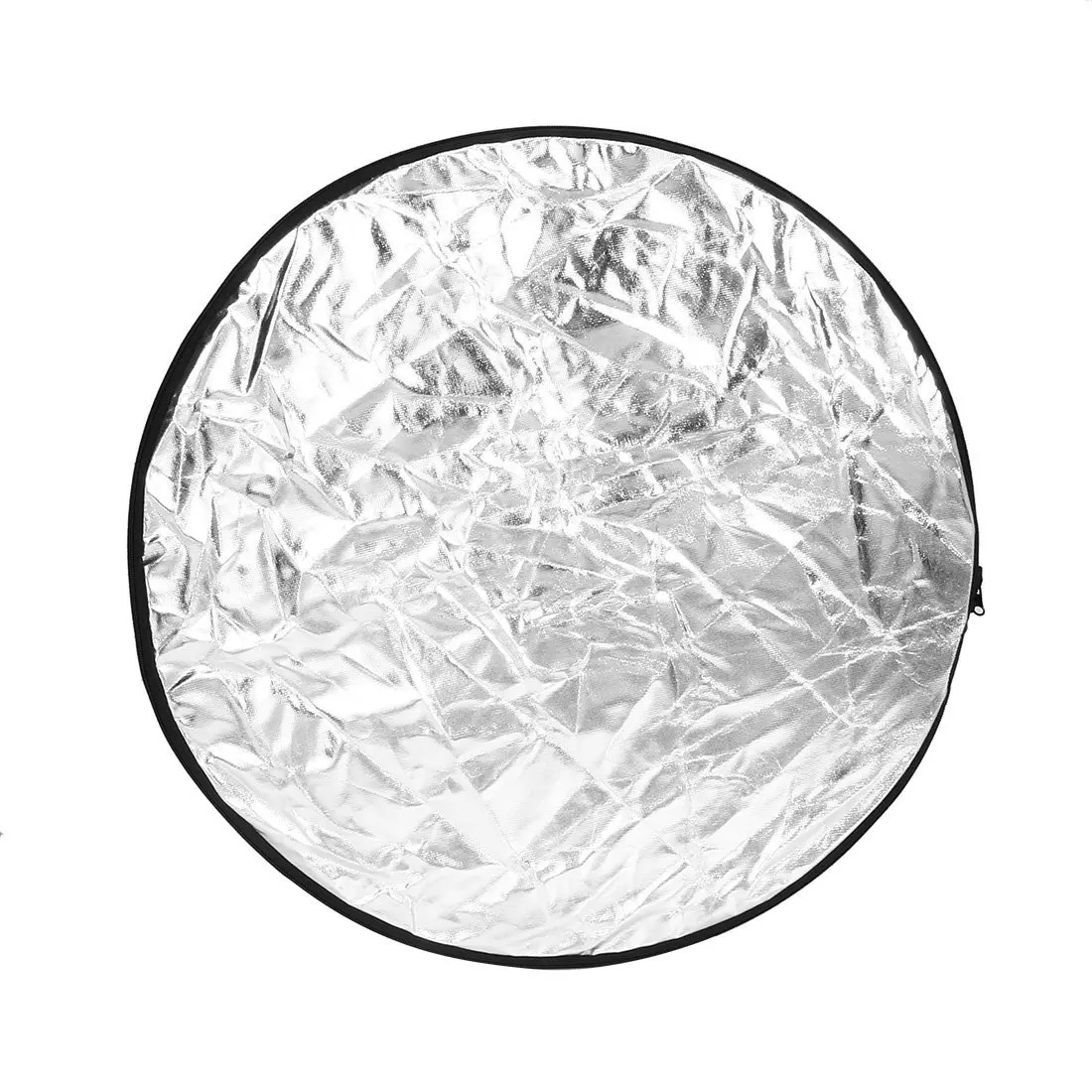 uxcell 90cmx120cm 2 in 1 Photography Studio Multi-Disc Collapsible Disc Light Reflector