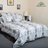 New arrival luxury 100% polyester jacquard hotel 3d bedding article comforter bedspread set quilt set