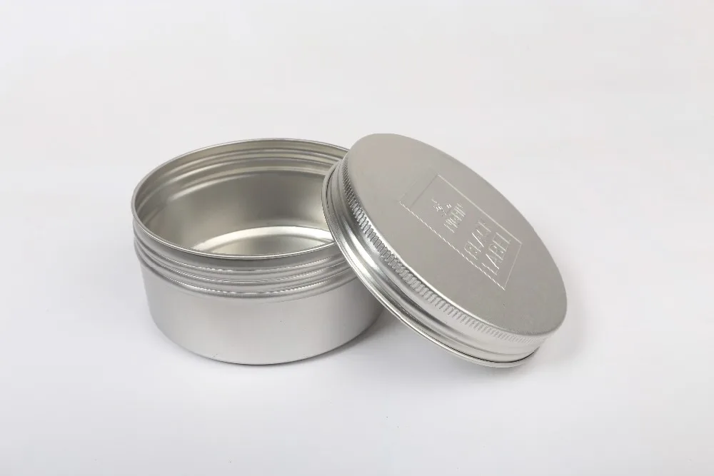 250g Aluminium Tin Container For Pomade,Custom Hair Pomade Tin. 250g