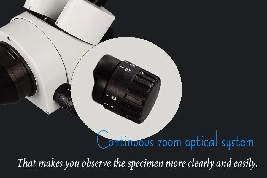 Kailiwei Microscope Part 7x45x Zoom Simulfocal Trinocular Stereo
