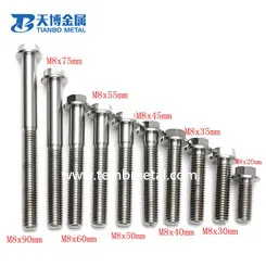 Hexagon Head Titanium Screw Bolt For Precision,Chemical,Electronics, High Quality Titanium Screw Bolt,Hexagon Head Screw,Titanium Alloy Screw Bolt For Precision