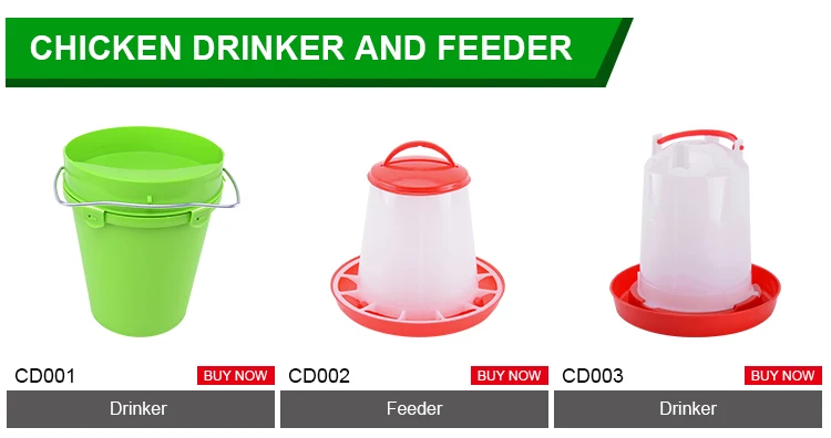 Easy Cleaning Plastic Chicken Feeders And Drinkers For Poultry