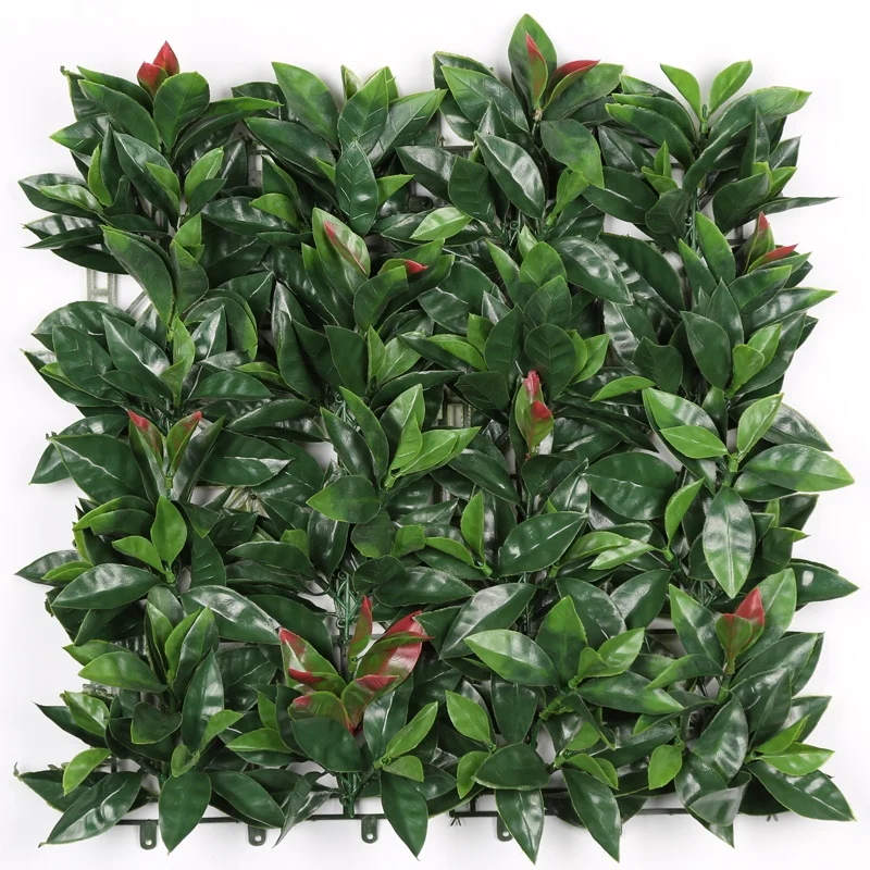 20" X 20" Uv Protected Artificial Plants Outdoor Green Wall,Foliage