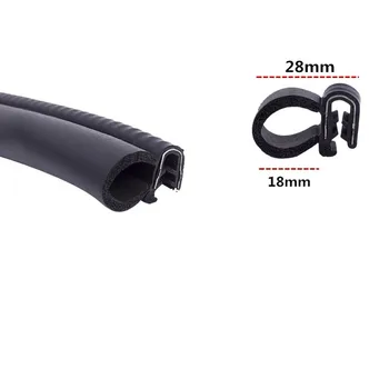 perfil de sellado Negro Junta de goma para puerta y ventana junta de sellado universal sellado para madera