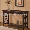 Wooden hall console table