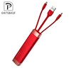 Chocolate Stick Multi Function With Bracket 3 in 1 Folding USB Cable For iPhone Android Type C